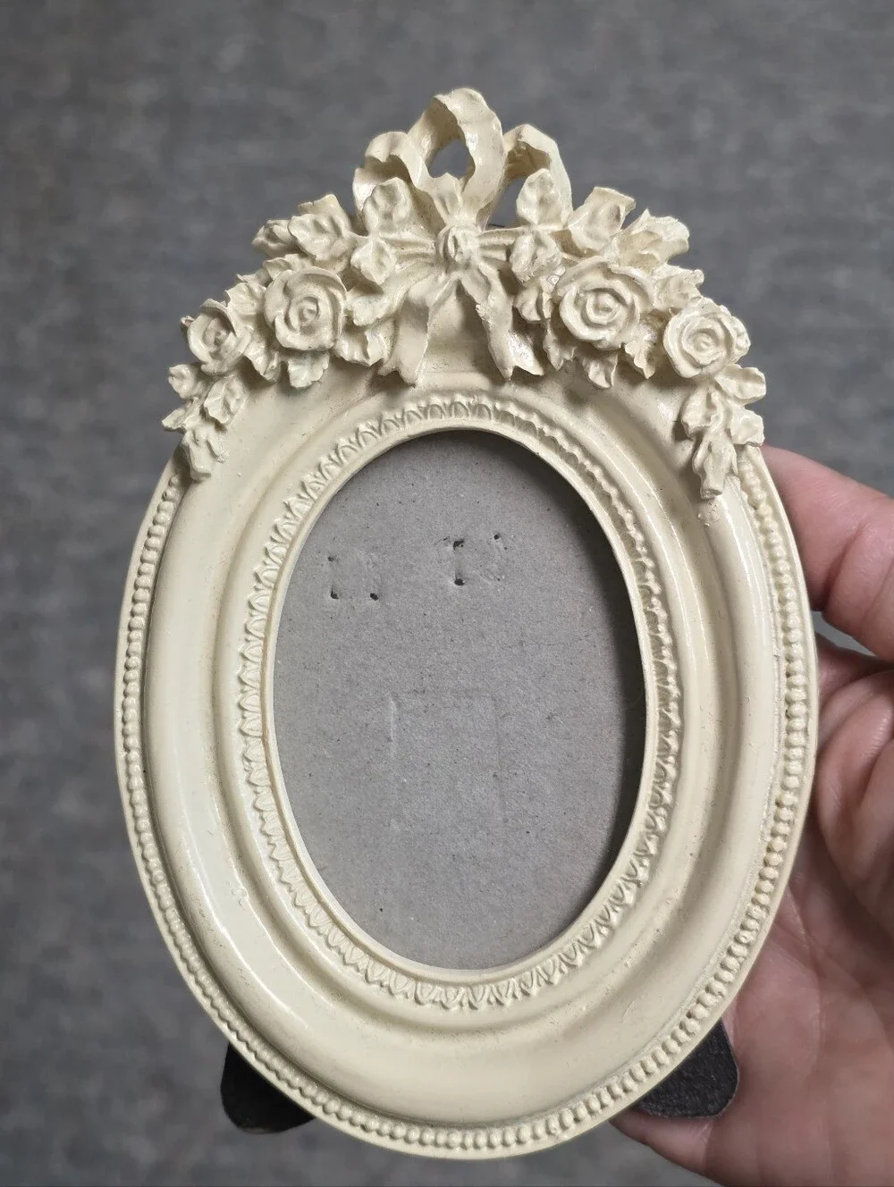 Anthropologie Floral Resin Picture Frame
